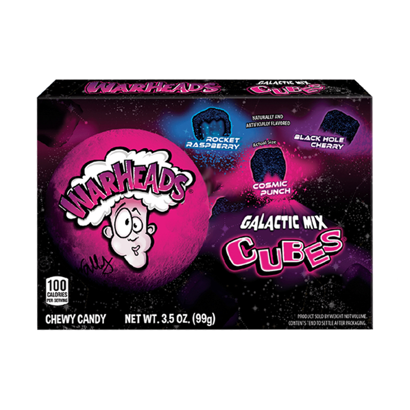 Warheads Galactic Mix Cubes