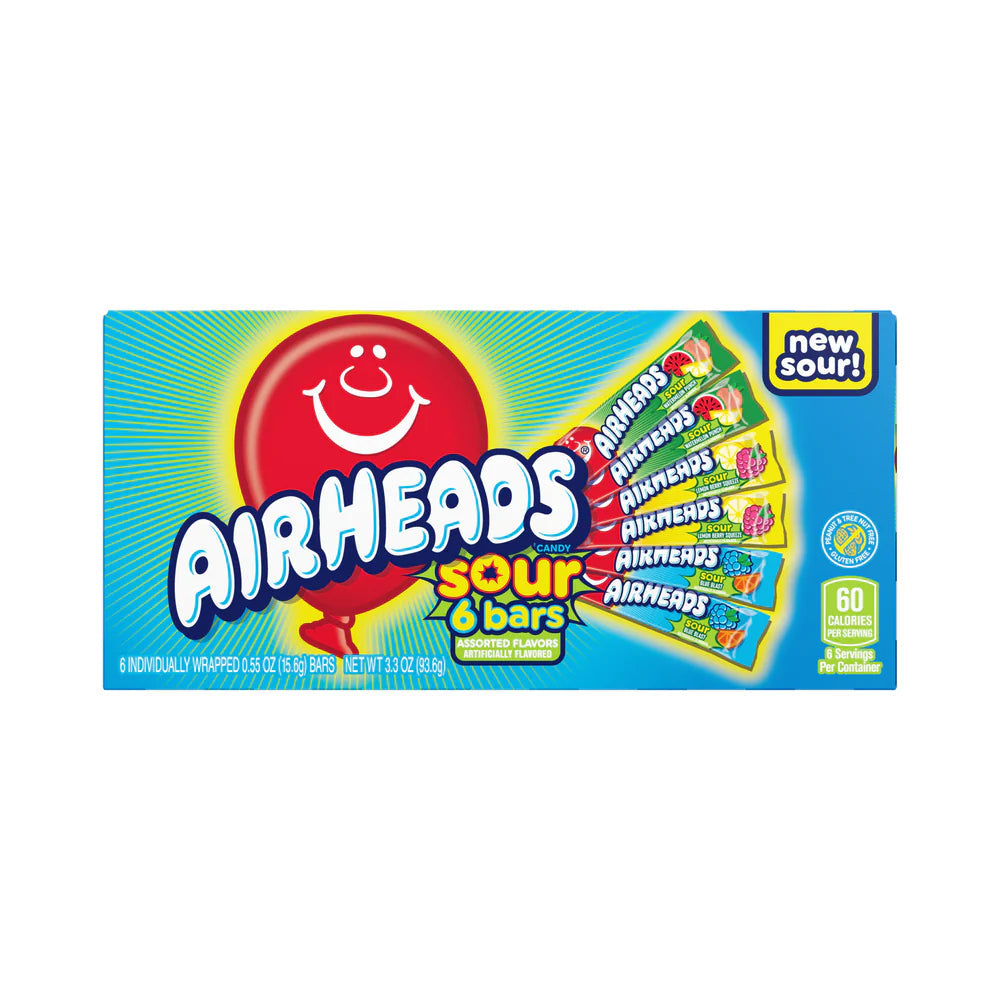 Airheads Sour 6 Bar Theatre Box