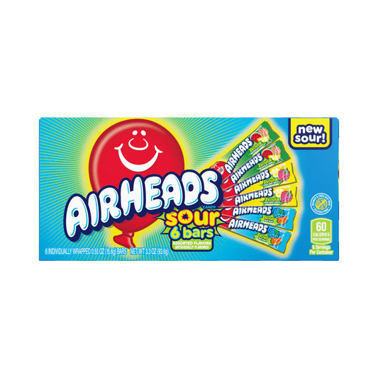 Airheads Sour 6 Bar Theatre Box