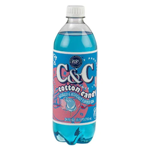 C&C Soda Cotton Candy Bottle 710ml