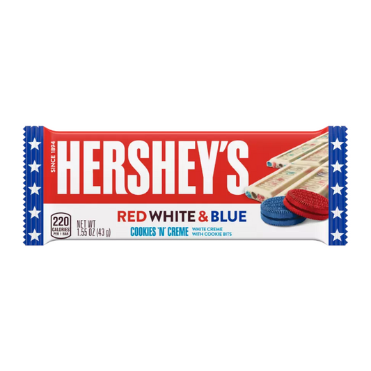 Hershey's Cookies 'n' Cream Red White & Blue Bar